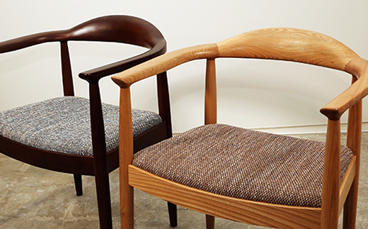 アームチェア O-047AC HOKKAIDO WOOD 家具 インテリア 椅子 いす イス F6S-576