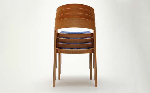 【受注生産】 ISU-WORKS 「HUG」 椅子 チェア HOKKAIDO WOOD F6S-390