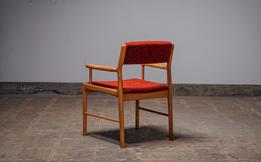 ダイニングチェア肘有 O-001AC HOKKAIDO WOOD 家具 ダイニング 椅子 いす イス F6S-563