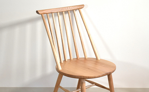 ウィンザーチェア 木座掘り込み加工 O-045WC+OP HOKKAIDO WOOD 家具 インテリア 椅子 いす イス F6S-698