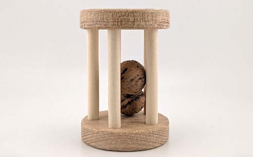【ＫＥＭ】クルミコロコロL HOKKAIDO WOOD 木製 おもちゃ 知育玩具 クルミコロコロ 国産 北海道 木工 自然素材 子ども用 動きのある 遊び ナチュラル ギフト プレゼント F6S-710