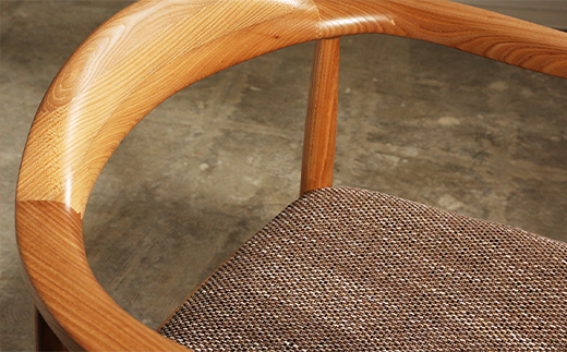 アームチェア O-047AC HOKKAIDO WOOD 家具 インテリア 椅子 いす イス F6S-576