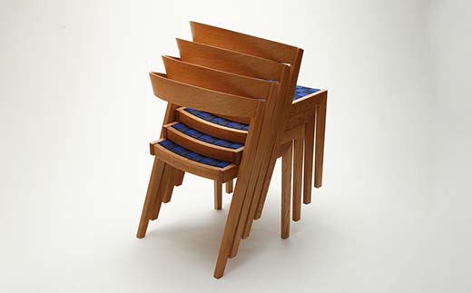 【受注生産】 ISU-WORKS 「HUG」 椅子 チェア HOKKAIDO WOOD F6S-390