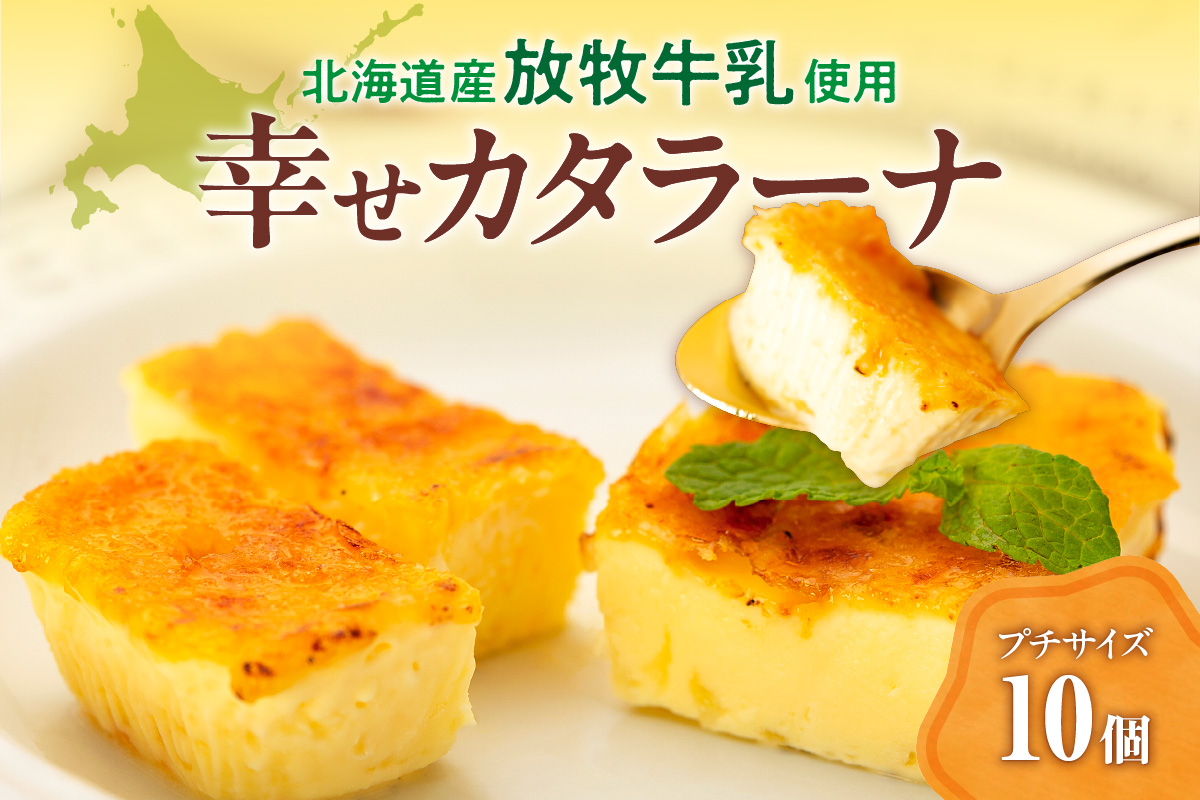 北海道産の放牧牛乳がおいしさの秘密！幸せカタラーナ（10個） | スイーツ カタラーナ アイス プリン 北海道 札幌市