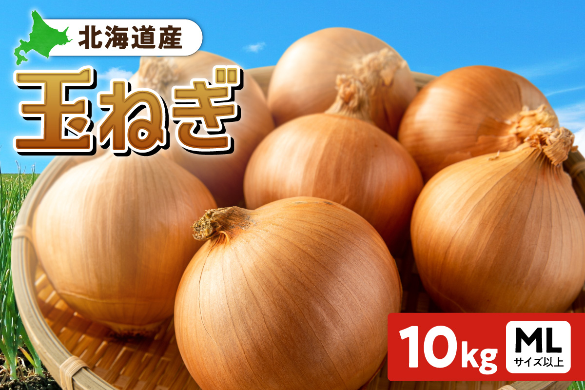 玉ねぎ 北海道産 10kg MLサイズ以上 | たまねぎ 野菜 北海道 札幌市