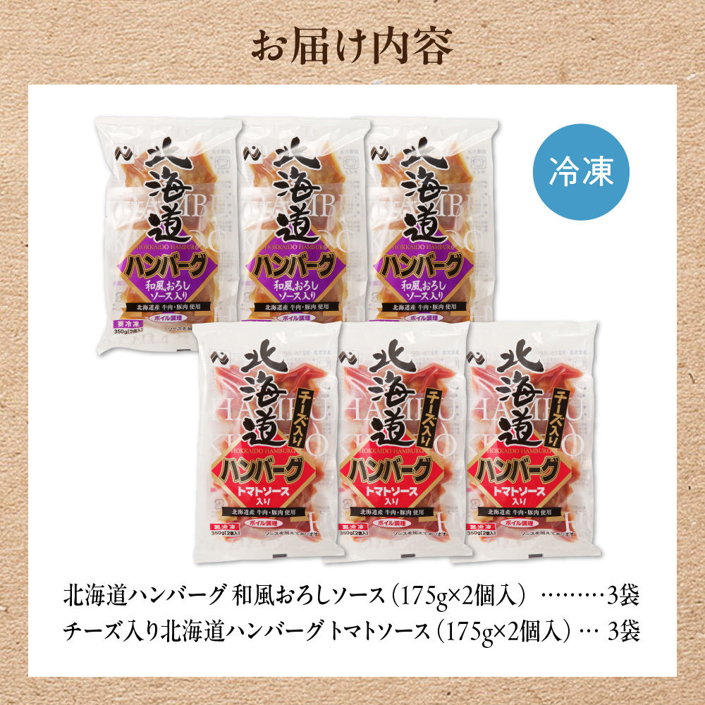 北海道ハンバーグセット