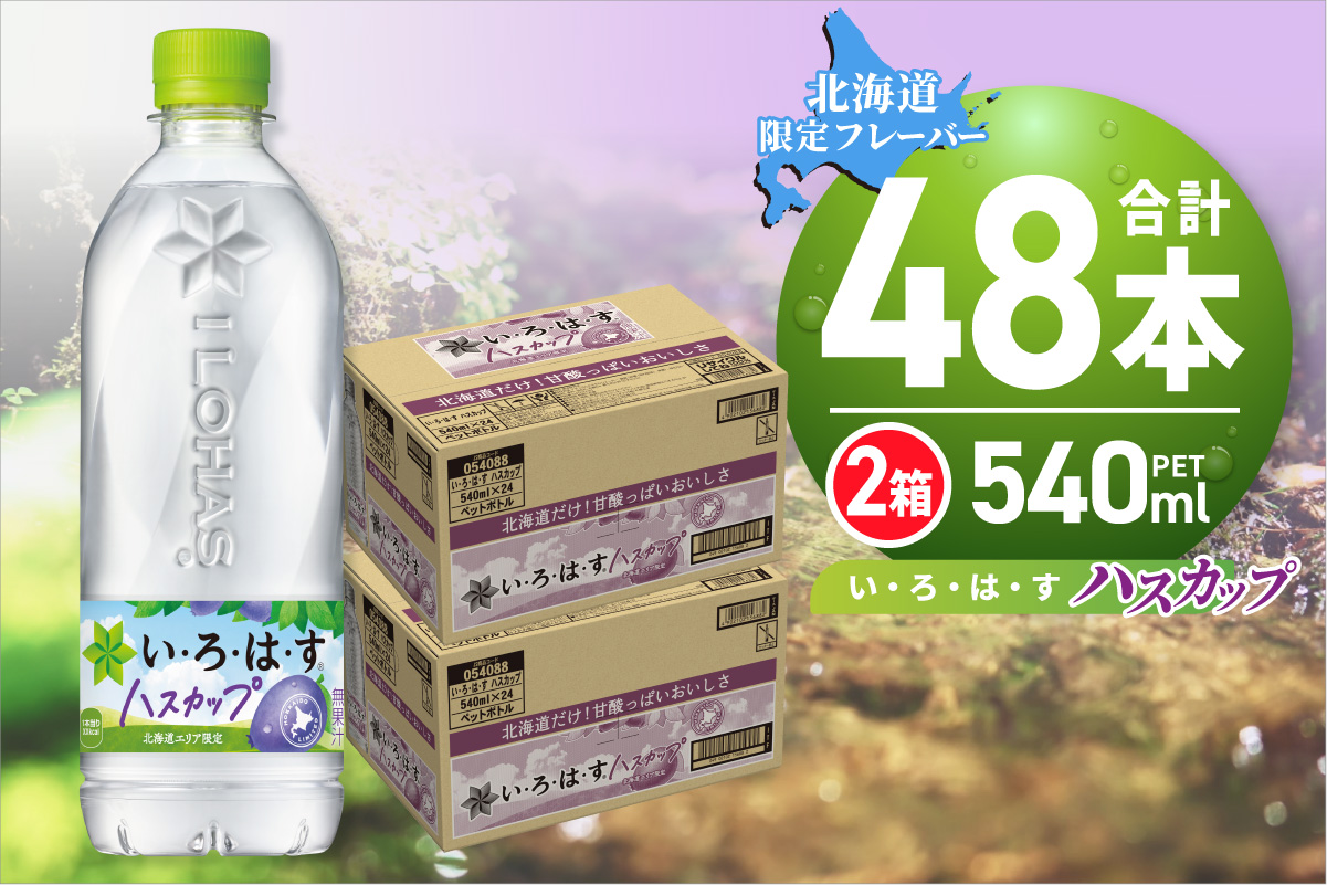 い・ろ・は・す ハスカップ　540mlPET×48本