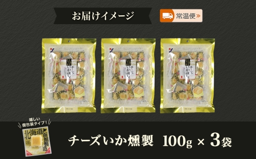 チーズいか燻製 100g 3袋_HD152-034