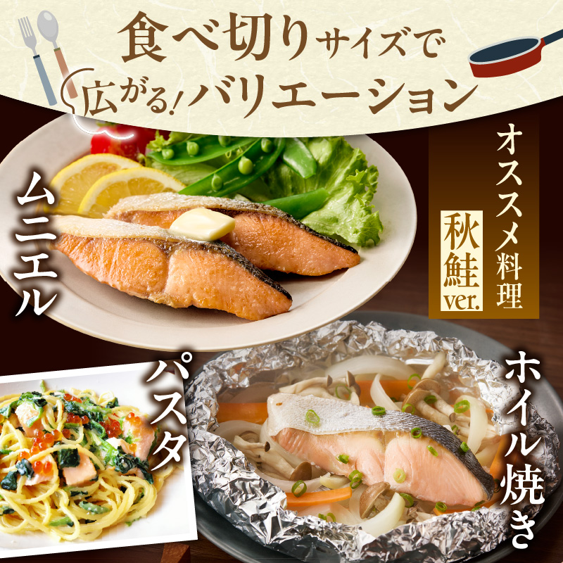 紅鮭切身＆秋鮭切身セット（32切）_HD231-001