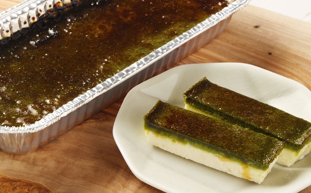 【5回定期便】 国士無双 酒粕カタラーナ 抹茶味 約600g （約150g×4個） （合計約3kg） カタラーナ 日本酒 酒粕 抹茶 洋菓子 菓子 お菓子 焼菓子 焼き菓子 大人スイーツ 定期便 北海道 小樽市 冷凍