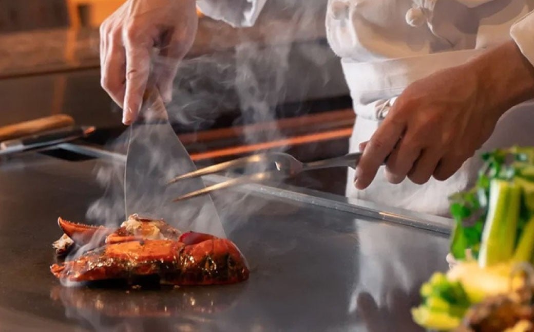 オーセントホテル小樽 鉄板焼 海王 「活蝦夷アワビ」ディナーコース ペアお食事券 レストラン グルメ 和牛 御食事 ギフト お祝い 贅沢 ご褒美 小樽市 北海道