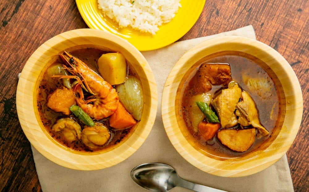 北海道 スープカレー セット 2種類 300g×4個 [A26]