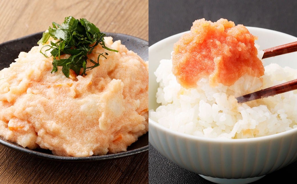【5回定期便】辛子明太子・たらこ（ほぐし）セット 合計約1kg（各種約250g×2パック） 明太子 めんたいこ たらこ 冷凍 北海道 小樽市