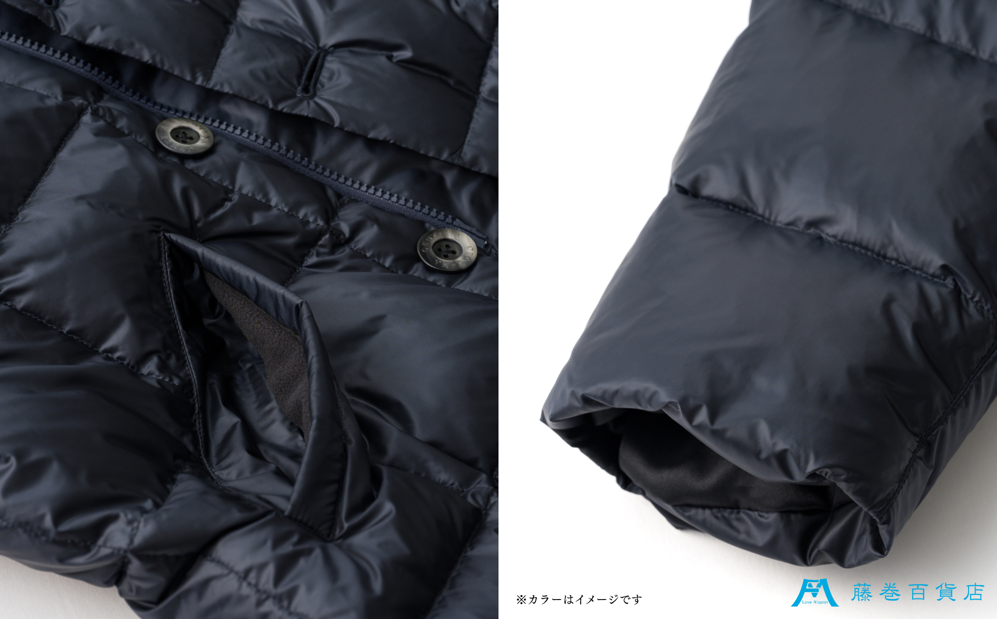 【Sサイズ】【藤巻百貨店】 HOKKAIDO DOWN×CENTENA （ピスタチオ） 北海道ダウンジャケット  ダウンジャケット メンズ レディース アウター コンパクト 超軽量 羽毛 フードなし 男性 女性 北海道 小樽市