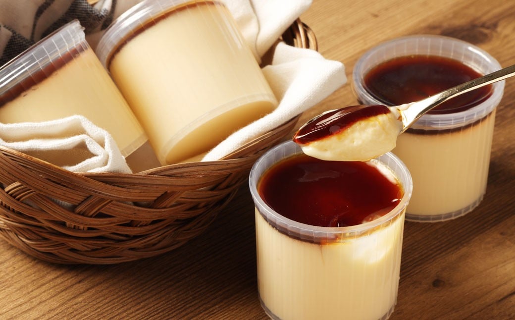 【2回定期便】 カスタードプリン 約1.8kg （約90g×20個） （合計約3.6kg） プリン ぷりん カスタード 洋菓子 菓子 お菓子 定期便 北海道 小樽市 冷凍