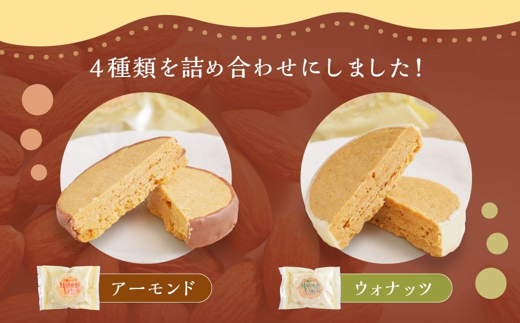 小樽サブレ「マロンコロン」 4種詰め合わせ 10個入りセット