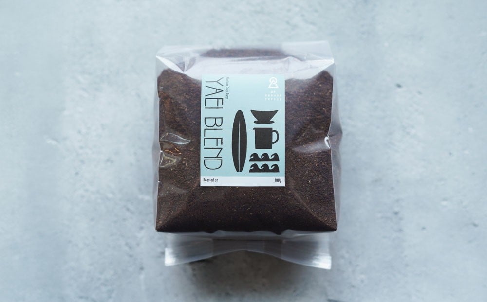 自家焙煎珈琲豆 〈中深煎り〉 8Aブレンド （中挽き） 500g ／ コーヒー 珈琲豆 飲み物 自家焙煎 北海道 小樽市 常温