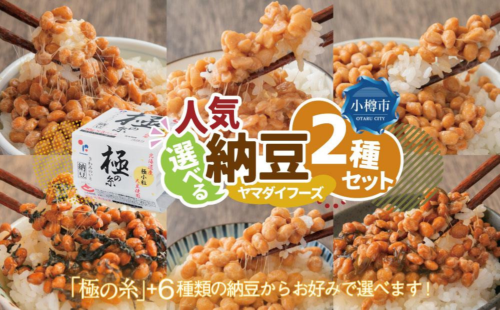 《2種目が 選べる 》ヤマダイフーズ 人気納豆2種セット