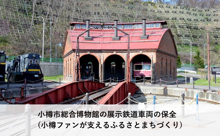 小樽市総合博物館の展示鉄道車両の保全（小樽ファンが支えるふるさとまちづくり）