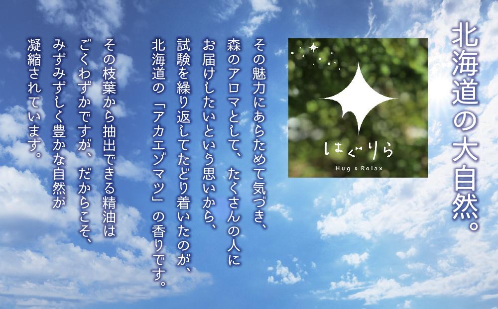【ギフト用】北海道アロマ　はぐりら〜Hug&Relax〜空のかおり／アロマウッド