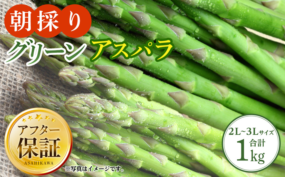 朝採り グリーンアスパラ 2L～3L 1kg（2026年5月下旬発送開始）_01704
