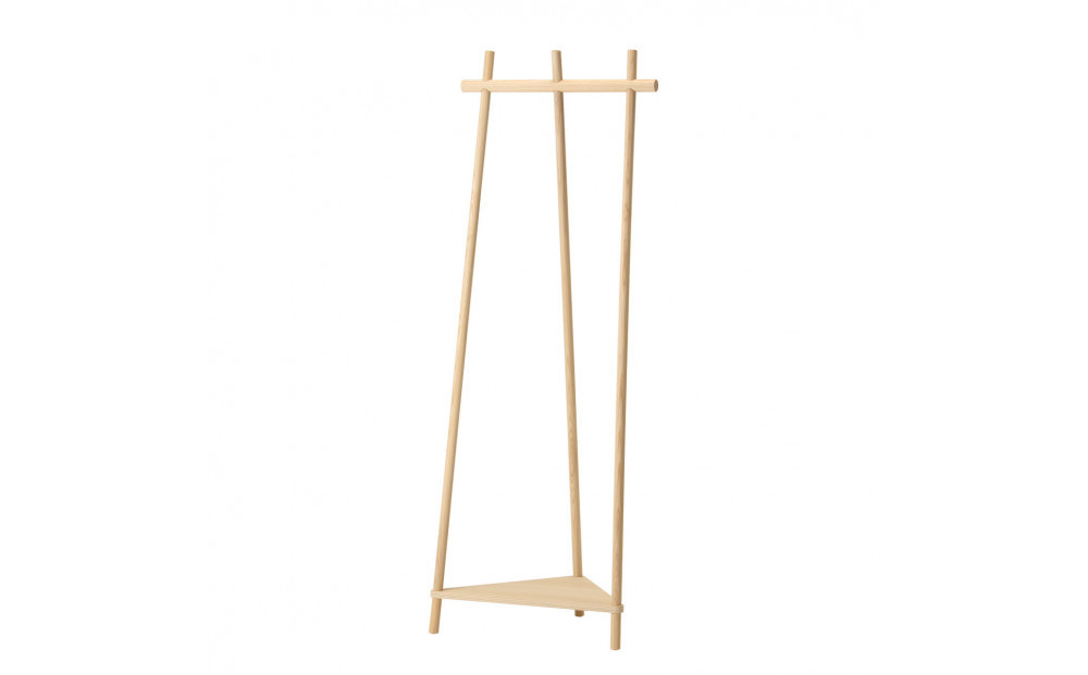 旭川家具 コサイン Tepee コーナーラック ナチュラル【 旭川家具 北海道 旭川市 木製 家具 コートラック 玄関収納 コーナー 組み立て式  選べるカラー シンプル 手作り 北欧 天然木 無垢 】_04920