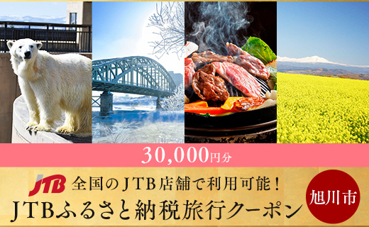 【旭山動物園のある街 旭川へ】JTBふるさと納税旅行クーポン（30,000円分）