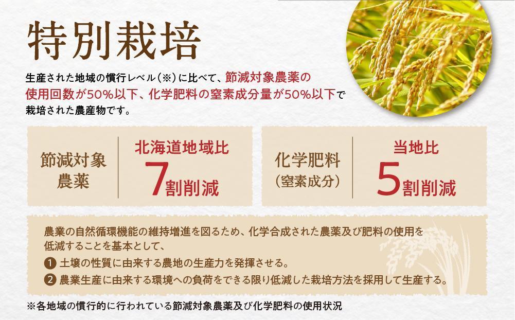 【令和7年産・無洗米・真空パック・特別栽培】 あさひかわ産 ゆめぴりか 2kg×2袋 小分け袋付 _03137