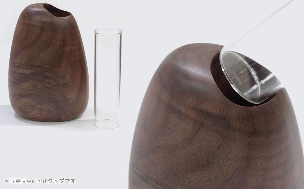 Mango vase -  large　ash/SASAKI【旭川クラフト(木製品/一輪挿し)】マンゴーベース / ササキ