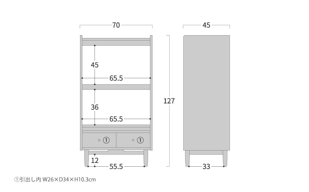 旭川家具 MUKU工房オリジナル ジャム レンジ台 北海道ナラ_04574