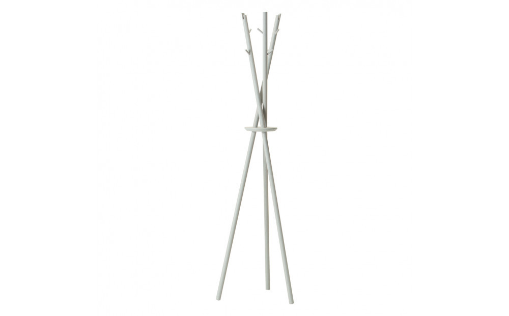 旭川家具 コサイン Tepee コートスタンド ライトグレー【 旭川家具 北海道 旭川市 木製 家具 コートラック 玄関収納 組み立て式  選べるカラー シンプル 手作り 北欧 おしゃれ 天然木 無垢 】_04917