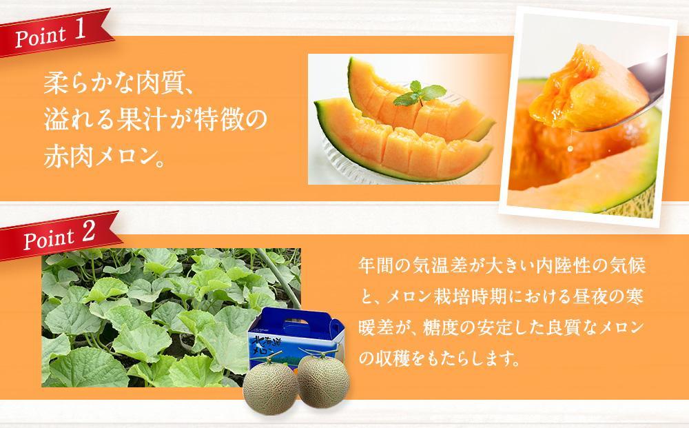【26年発送先行予約】北海道「赤肉メロン」LL玉×2個 (2026年7月発送開始予定) 【 果物 くだもの フルーツ メロン 赤肉 赤肉メロン 旬 お取り寄せ 甘い 北海道産 旭川市 北海道 】_04754