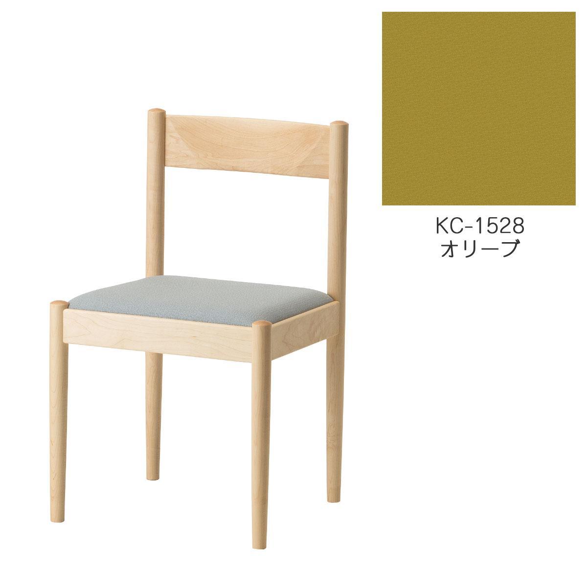 旭川家具　コサイン　フォルクチェア　メープルKC　オリーブ_04462