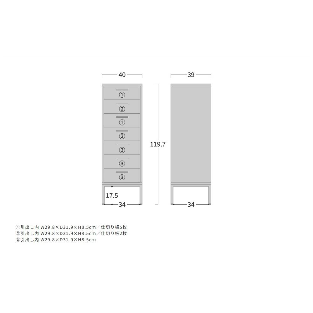 旭川家具 クリエイトファニチャー CB チェスト_03871