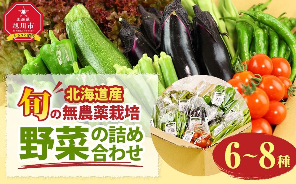 【先行予約】北海道旭川産　旬の無農薬栽培 野菜の詰め合わせ　6〜8種（3〜5kg）