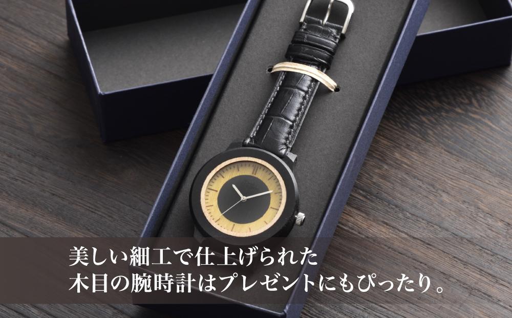 木製腕時計　プレミアムタイプ　ＵＴ−２ＢＹ−Ｂエボニ