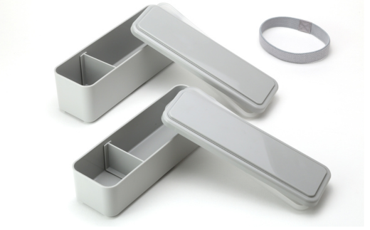 GEL-COOL お弁当箱 スリムモデル オイスターグレー MROK006-2