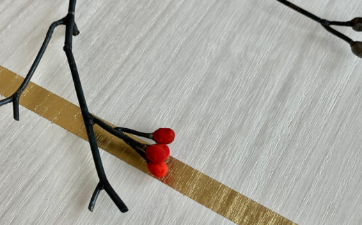 作品「梵（そよぎ）〜秋」 S 約310×310mm 【 彫刻 作品 芸術 鉄 壁掛け オブジェ 】 MROBB004