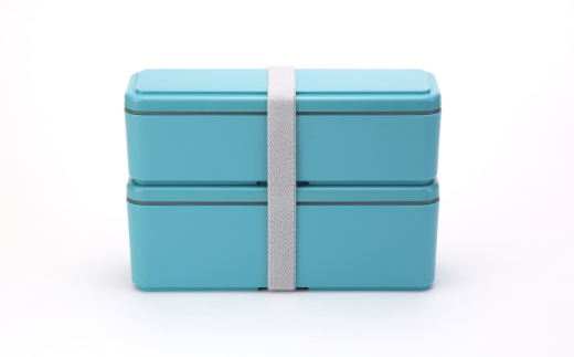 GEL-COOL お弁当箱 スリムモデル マカロンブルー MROK006-5