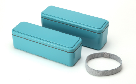 GEL-COOL お弁当箱 スリムモデル マカロンブルー MROK006-5