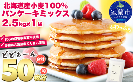 北海道パンケーキミックス 2.5kg MROBI005
