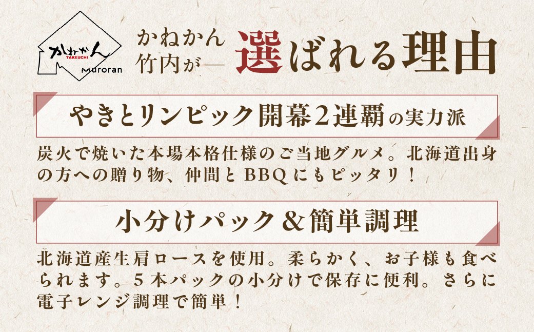 6ヵ月 定期便 室蘭やきとり しお焼き 100本 焼き鳥 MROA014