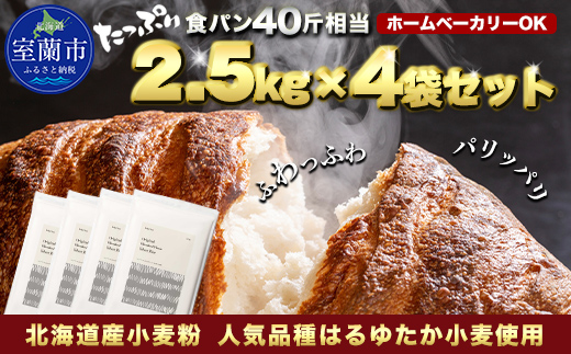 北海道産 はるゆたかブレンド小麦粉 シルバーライズ（パン用強力粉）10kg MROBI016