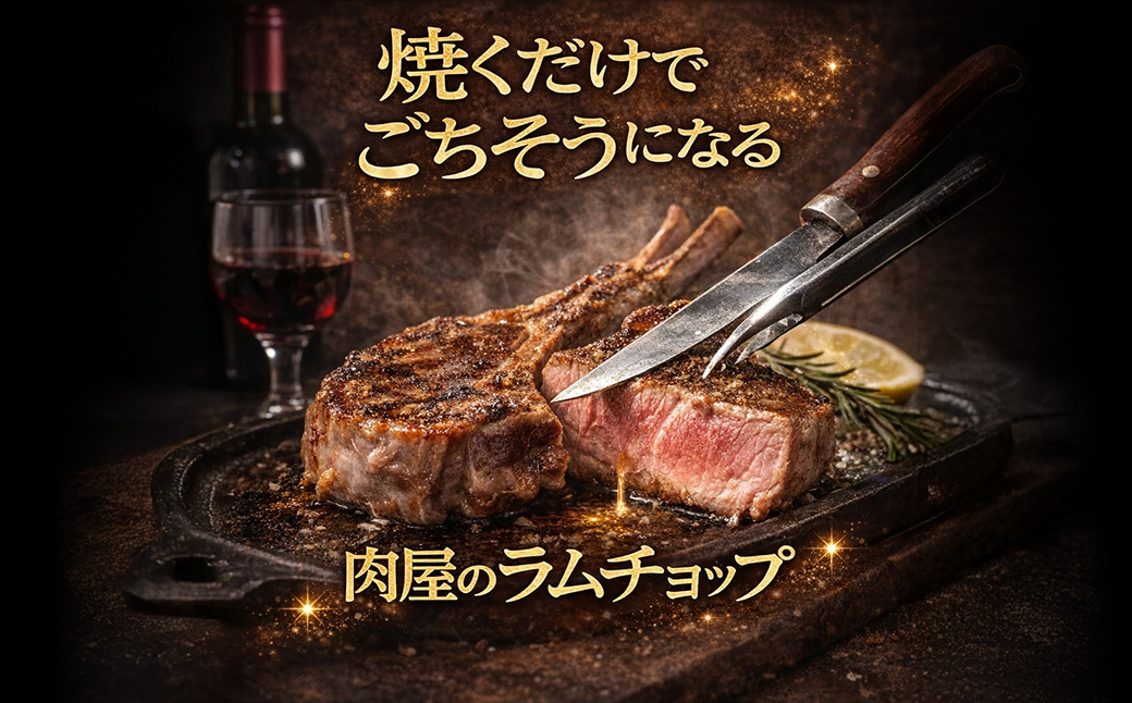 カネカン竹内 訳ありラムチョップ（下味付き）約500g MROA149