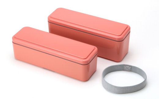 GEL-COOL お弁当箱 スリムモデル マカロンピンク MROK006-4