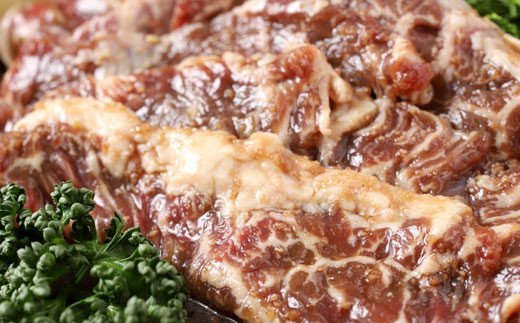 北海道産牛リブロース特製味付サガリ肉500g×1 ふるさと納税 肉 F4F-0744