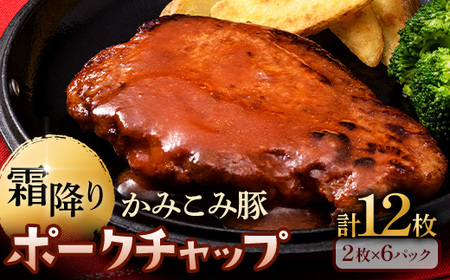 かみこみ豚のポークチャップ 200g×2枚×6パック 計12枚 合計 2.4kg 豚肉 豚丼 北海道  真空 豚 ポーク F4F-2363