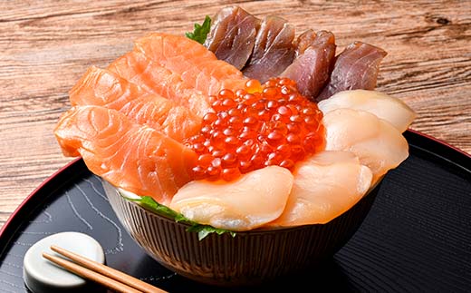 漬け丼セット 2人前 漬丼 漬け丼 サーモン 刺身 海鮮 魚 ホタテ マグロ 帆立 鮪 おかず 真空パック 簡単 F4F-4766