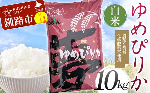 農薬9割減 ・ 化学肥料不使用ゆめぴりか 10kg 白米 北海道産 米 コメ こめ お米 白米 玄米 通常発送 F4F-7331