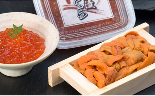【期間限定！寄附額改定↓！】【ウニとイクラの豪華競演！】生うに折60g&いくら醤油漬90g ふるさと納税 うに いくら F4F-8822